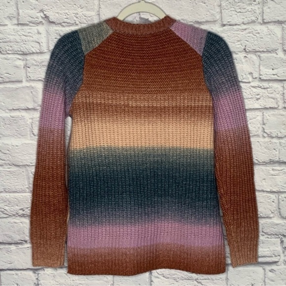 Madewell Space Dye Poconos Alpaca Wool Blend Chunky Knit Sweater - Picture 4 of 10